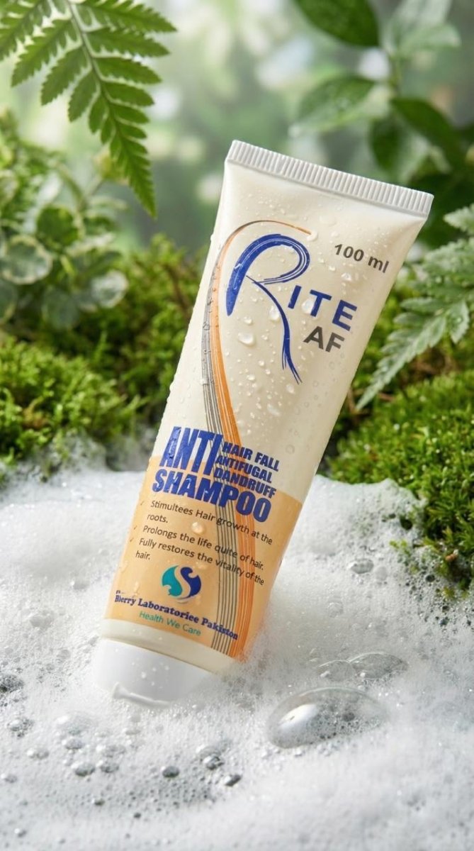 Rite Af (Anti - hair Fall & Anti - dandruff Shampoo 100ml) - SHERRY LABORATORIES